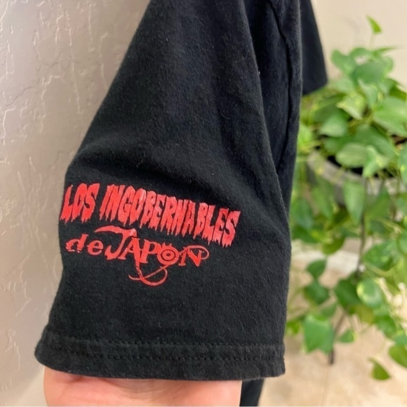 Pro Wrestling Tees Cabron skull graphic, black, 100% Cotton, size L - Picture 5 of 7